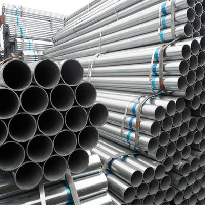 ASTM A36 गोल सीमलेस जस्ती स्टील पाइप जस्ता कोटिंग 200-500g/M2